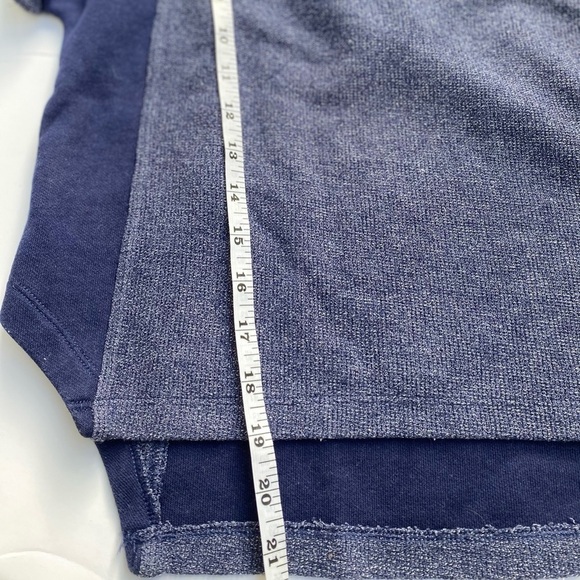 Banana republic oversized cap sleeve sweater top navy blue S petite - Picture 6 of 6